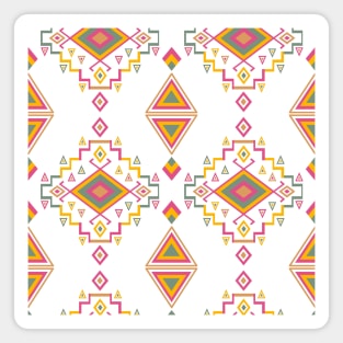 Colorful Ethnic Motifs Magnet